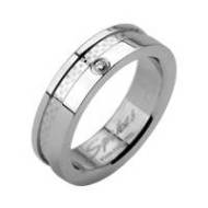 Spikes OPR1213 Dámský ocelový prsten šíře 5 mm - cena, srovnání