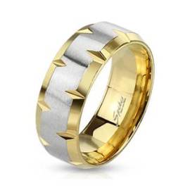 Šperky4u OPR0010 Pánský ocelový snubní prsten