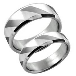 Šperky4u Dámský snubní prsten šíře 6 mm