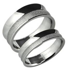 Šperky4u Pánský snubní prsten šíře 8 mm