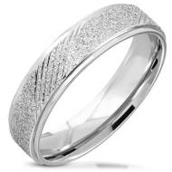 Šperky4u NSS3008 Dámský snubní ocelový prsten, šíře 6 mm - cena, srovnání