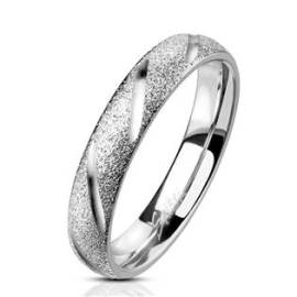 Šperky4u OPR1835 Dámský ocelový snubní prsten