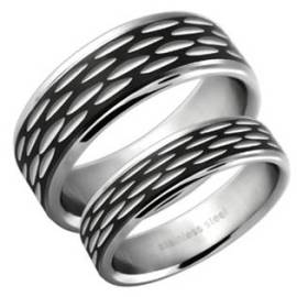 Šperky4u OPR1387 Pánský snubní prsten