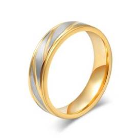 Šperky4u OPR0044 Ocelový snubní prsten, šíře 6 mm