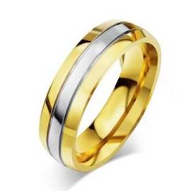 Šperky4u OPR0055 Dámský snubní ocelový prsten