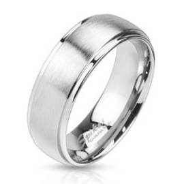 Šperky4u OPR1454 Pánský snubní prsten šíře 6 mm