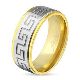 Šperky4u OPR0011 Pánský ocelový snubní prsten
