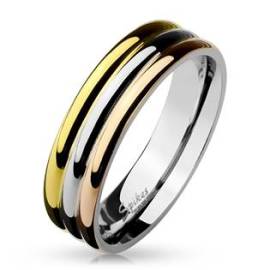 Šperky4u OPR0012 Dámský ocelový snubní prsten