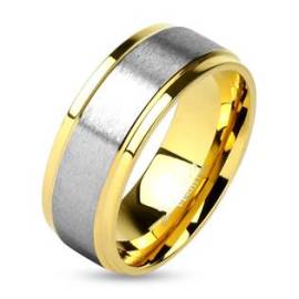 Šperky4u OPR0009 Pánský ocelový snubní prsten