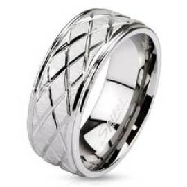 Šperky4u OPR1456 Pánský snubní prsten