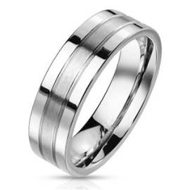 Šperky4u OPR1406 Dámský snubní prsten šíře 6 mm