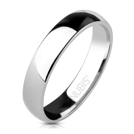 Nubis NSS1011 Dámský ocelový snubní prsten, 4 mm - cena, srovnání