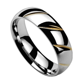 Nubis NSS3001 Pánský snubní prsten ocel