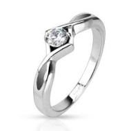 Šperky4u Zásnubní prsten chirurgická ocel OPR1489 - cena, srovnání