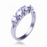 Šperky4u Zásnubní prsten chirurgická ocel
