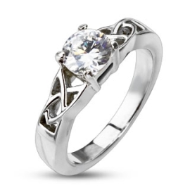 Šperky4u Dámský ocelový prsten