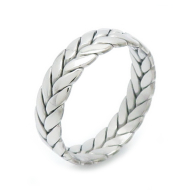 Šperky4u Dámský ocelový prsten proplétaný - cena, srovnání