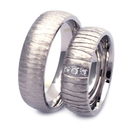 Nubis NSS3013 Pánský snubní prsten ocel