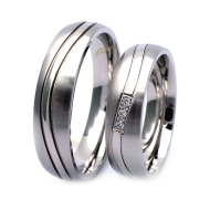 Nubis NSS3011 Pánský snubní prsten ocel - cena, srovnání