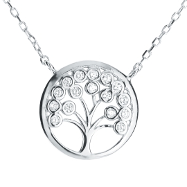Nubis Střibrný náhrdelník strom života