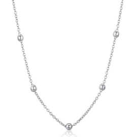 Nubis Stříbrný náhrdelník s drobnými kuličkami