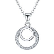Šperky4u Stříbrný náhrdelník kolečka - cena, srovnání