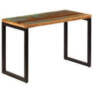 vidaXL Jedálenský stôl 115x55x76 cm, recyklovaný masív a oceľ - cena, srovnání