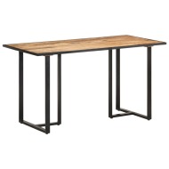 vidaXL Jedálenský stôl 140 cm surové mangovníkové drevo - cena, srovnání