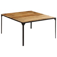 vidaXL Jedálenský stôl 140x140x76 cm, mangový masív - cena, srovnání