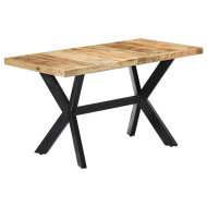 vidaXL Jedálenský stôl 140x70x75 cm masívne mangovníkové drevo - cena, srovnání