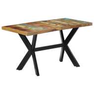 vidaXL Jedálenský stôl 140x70x75 cm masívne recyklované drevo - cena, srovnání