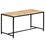 vidaXL Jedálenský stôl 140x70x75 cm surové masívne mangovníkové drevo - cena, srovnání