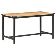 vidaXL Jedálenský stôl 140x70x76 cm, surový mangový masív - cena, srovnání