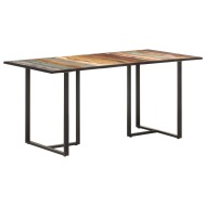 vidaXL Jedálenský stôl 160 cm recyklovaný masív - cena, srovnání