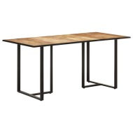 vidaXL Jedálenský stôl 160 cm surové mangovníkové drevo - cena, srovnání
