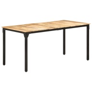vidaXL Jedálenský stôl 160x80x76 cm surové mangovníkové drevo - cena, srovnání