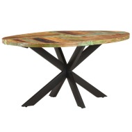 vidaXL Jedálenský stôl 160x90x75 cm recyklovaný masív - cena, srovnání