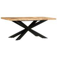vidaXL Jedálenský stôl 180x90x76 cm surový mangovníkový masív - cena, srovnání