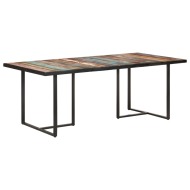 vidaXL Jedálenský stôl 200 cm recyklovaný masív - cena, srovnání