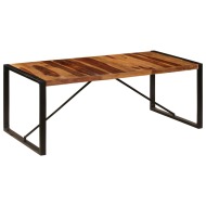 vidaXL Jedálenský stôl 200x100x75 cm, drevený masív sheesham - cena, srovnání