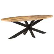 vidaXL Jedálenský stôl 240x100x75 cm surové mangovníkové drevo - cena, srovnání