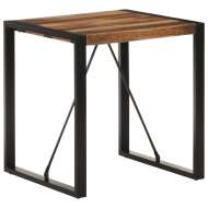 vidaXL Jedálenský stôl 70x70x75 cm akáciové drevo so sheeshamovou úpravou - cena, srovnání