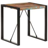 vidaXL Jedálenský stôl 70x70x75 cm, recyklovaný masív - cena, srovnání