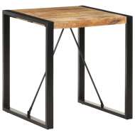 vidaXL Jedálenský stôl 70x70x75 cm, surový mangový masív - cena, srovnání