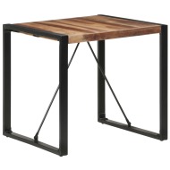 vidaXL Jedálenský stôl 80x80x75 cm masív so sheeshamovou úpravou - cena, srovnání