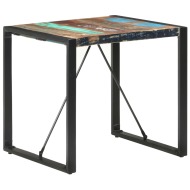 vidaXL Jedálenský stôl 80x80x75 cm, recyklovaný masív - cena, srovnání