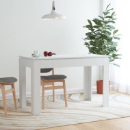 vidaXL Jedálenský stôl, biely 120x60x76 cm, drevotrieska - cena, srovnání