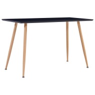 vidaXL Jedálenský stôl, čierno dubový 120x60x74 cm, MDF - cena, srovnání