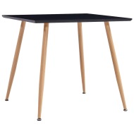 vidaXL Jedálenský stôl, čierno dubový 80,5x80,5x73 cm, MDF - cena, srovnání