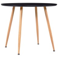 vidaXL Jedálenský stôl, čierno dubový 90x73,5 cm, MDF - cena, srovnání